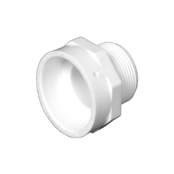 Charlotte Pipe And Foundry 112x114 MPT Adapter PVC 00109 0800HA - main